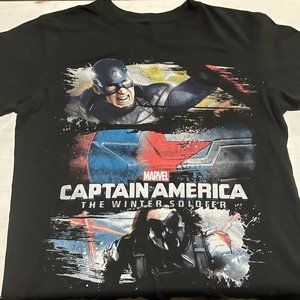 captain america winter soldier kids tee L (10/12)